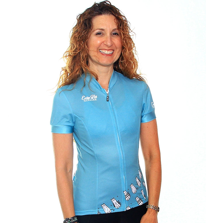 Blue Kitties Short Sleeve Jersey