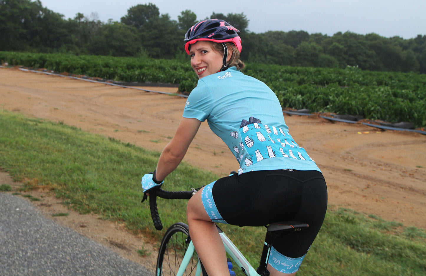 Blue Kitties Short Sleeve Jersey
