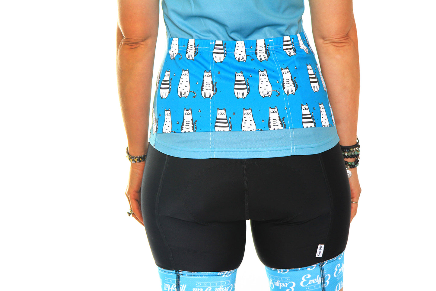 Blue Kitties Short Sleeve Jersey