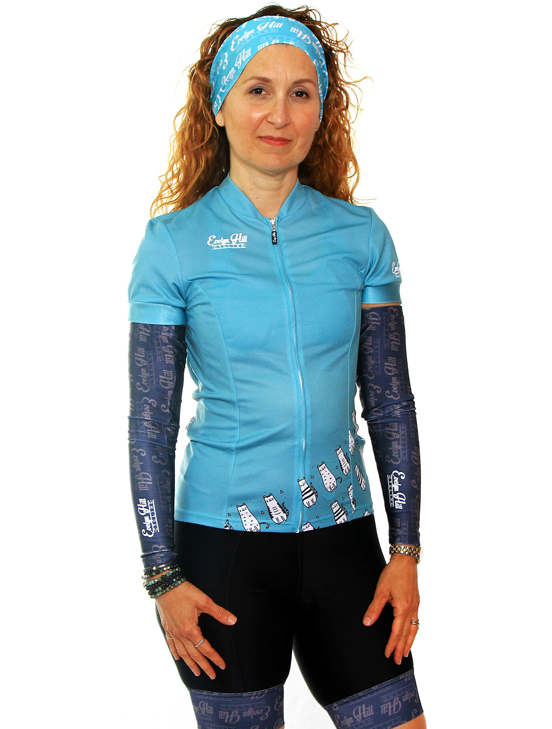 Gray Logo Arm Warmers