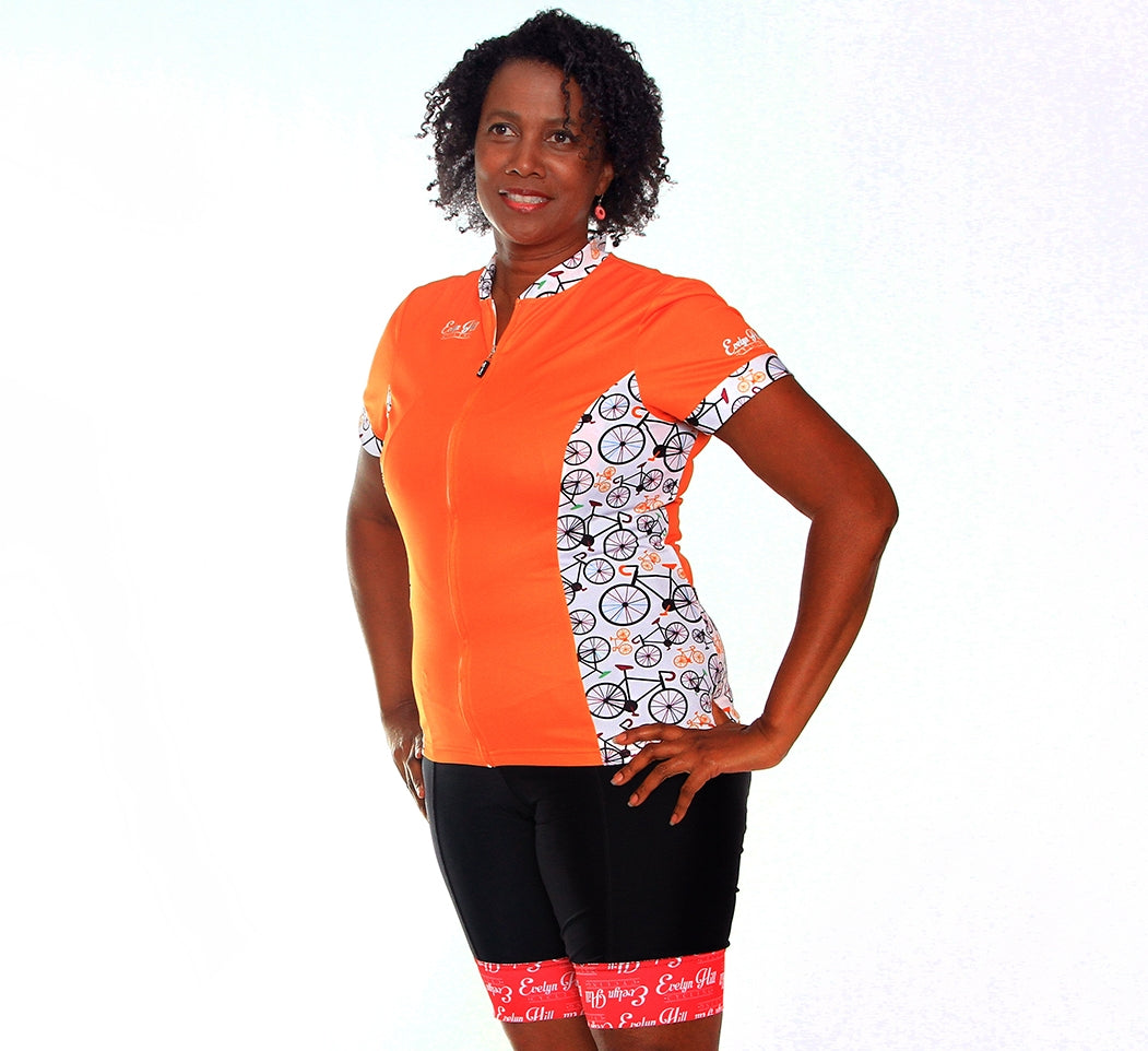 Orange Bikes Short Sleeve Jersey