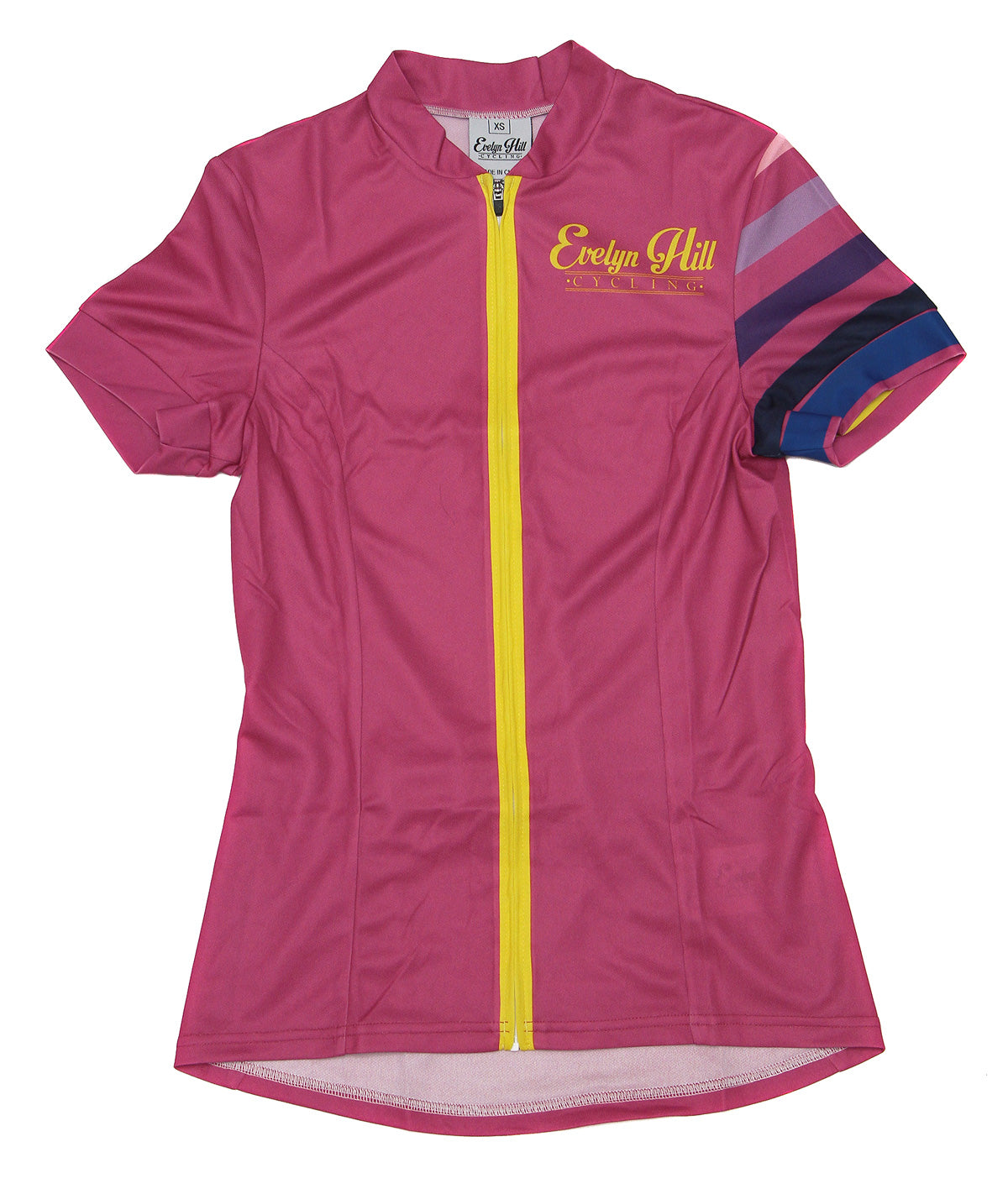 Striped Hot Pink Short Sleeve Jersey