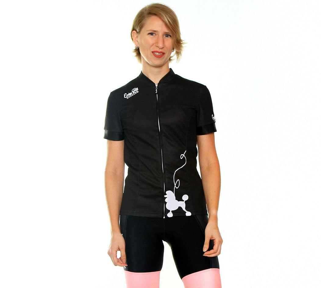 Black Poodle Short Sleeve Jersey
