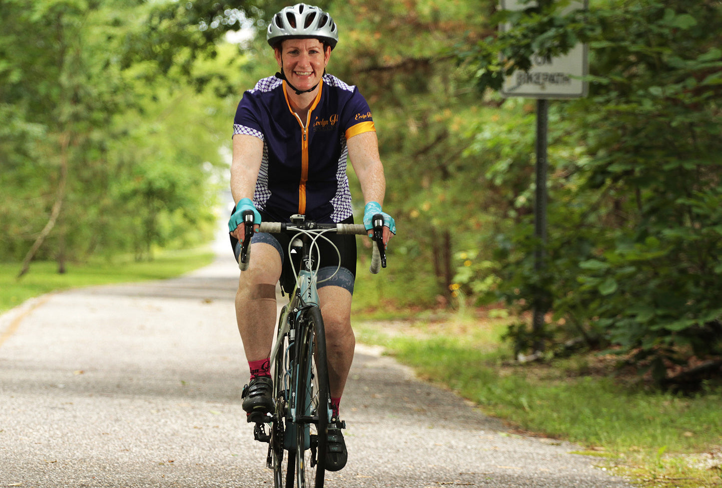 Purple Retro Short Sleeve Jersey