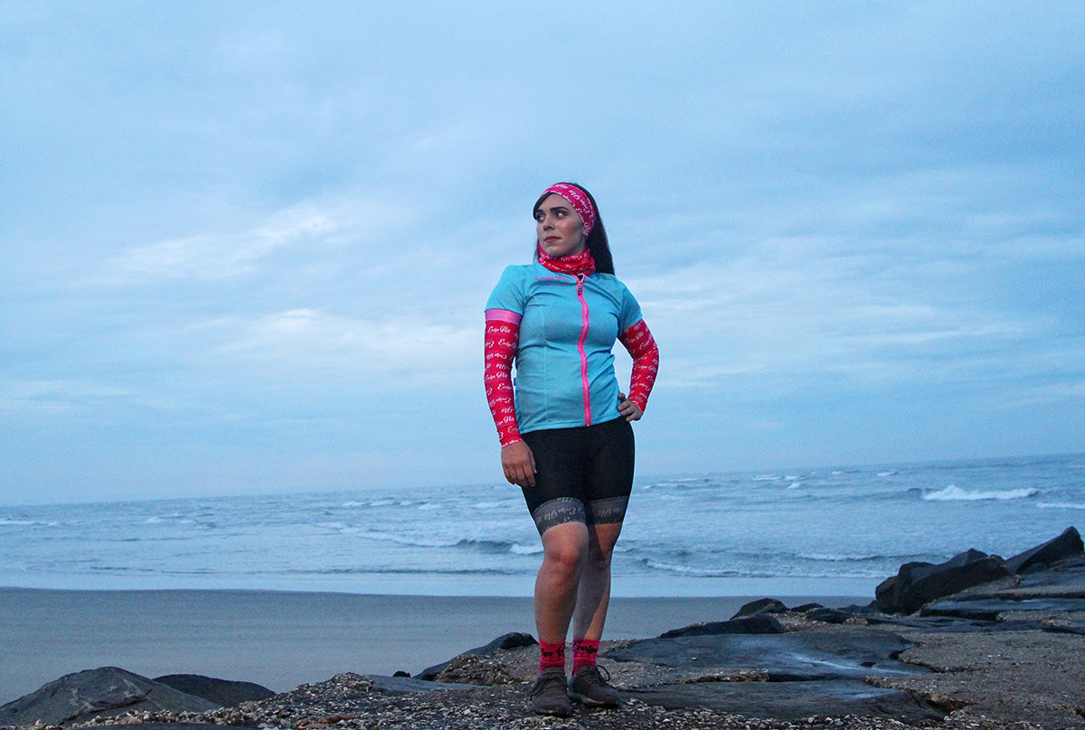 Turquoise Female Short Sleeve Jersey