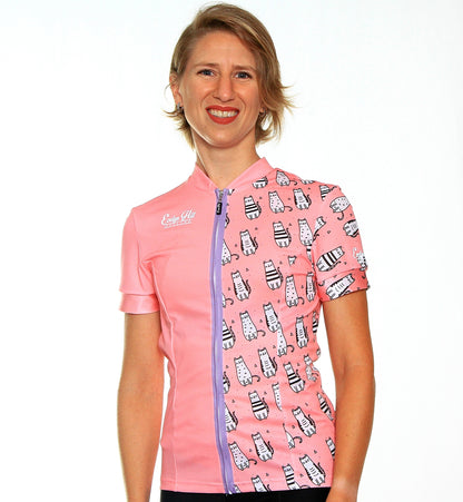 Pink Kitties Short Sleeve Jersey
